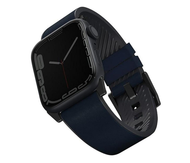 Uniq Pasek Skórzany Straden do Apple Watch niebieski - 1082097 - zdjęcie